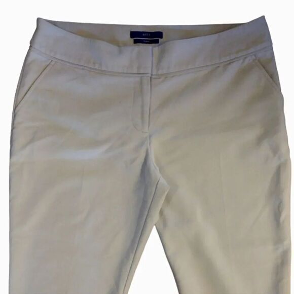 Apt 9 Light Beige Torie Midrise Straight Leg Capri Pants Size 12 - Picture 4 of 14